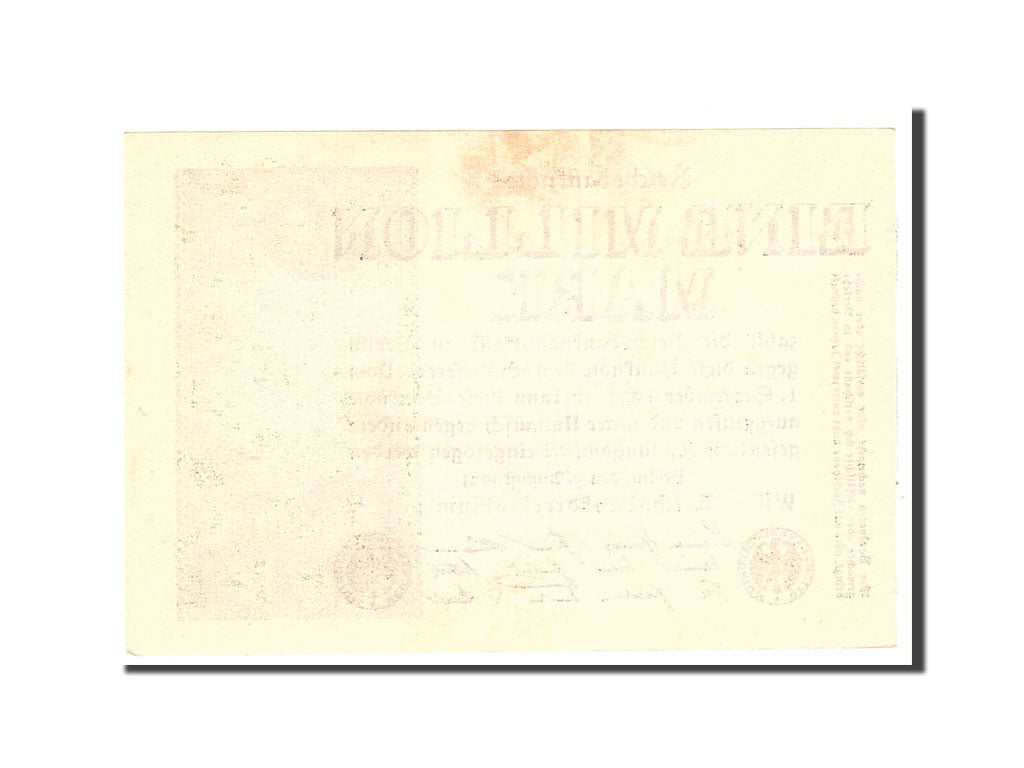 Banknote, Germany, 1 Million Mark, 1923, 1923-08-09, KM:102a, UNC(63)