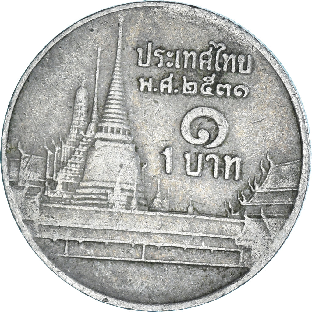 Moneta, Thailandia, Baht, 1988