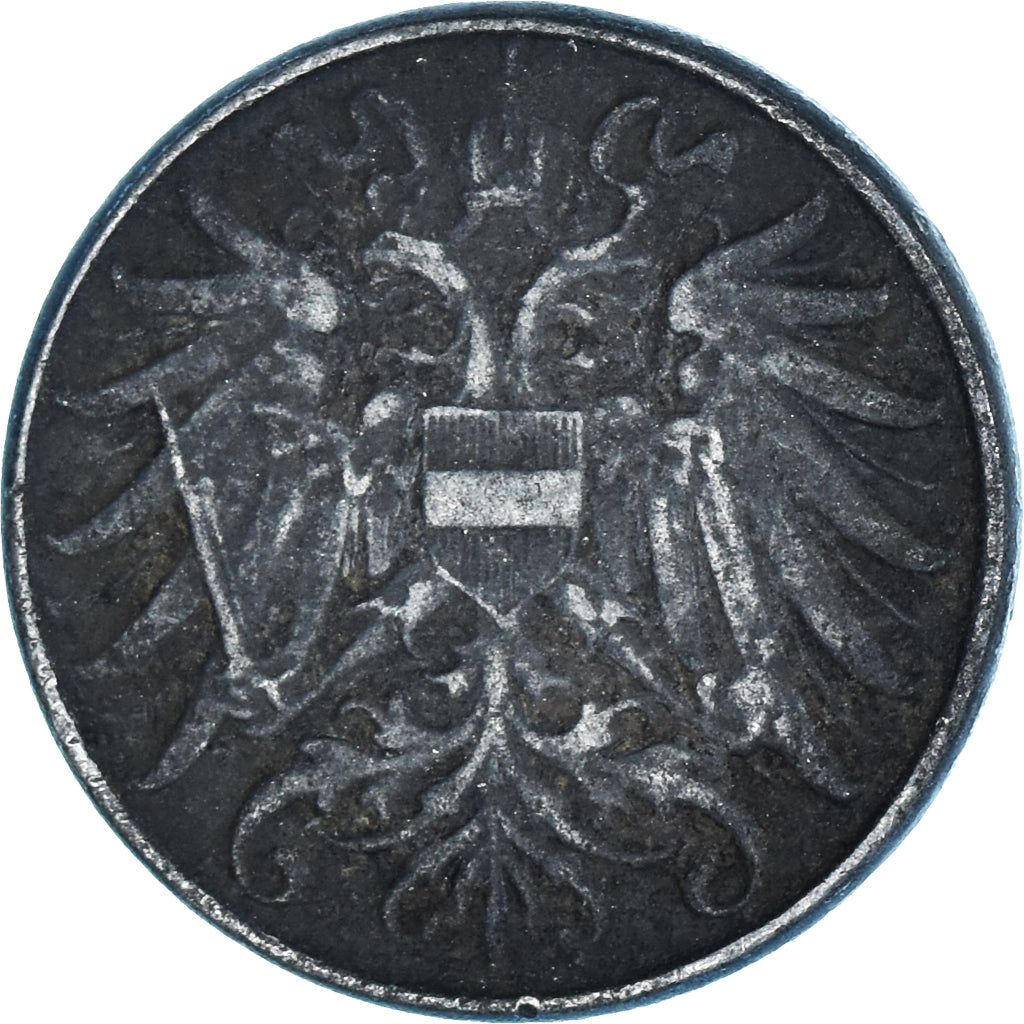 Coin, Austria, 2 Heller, 1918