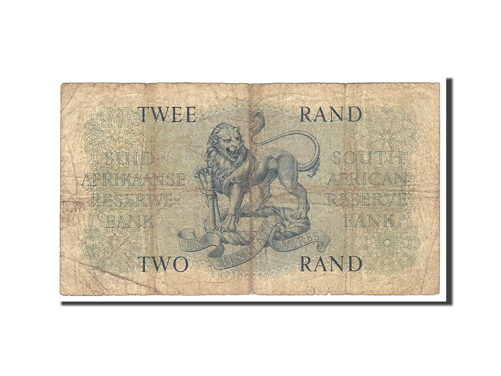 Sudafrica, 2 Rand, 1962, KM:104b, Undated, MB