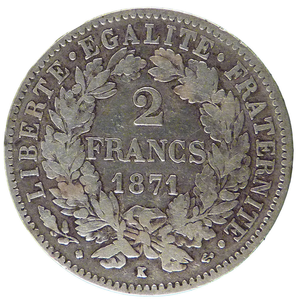 Gouvernement De Défense Nationale, 2 Francs Cérès