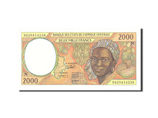 Banconote, Stati dell’Africa centrale, 2000 Francs, 1994, KM:503Nb, Undated