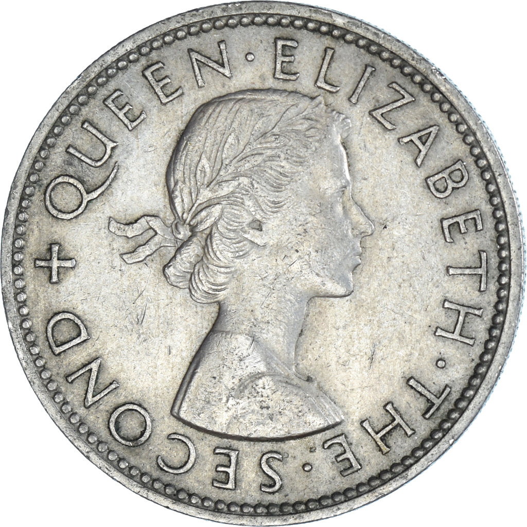 Coin, New Zealand, Florin, 1964