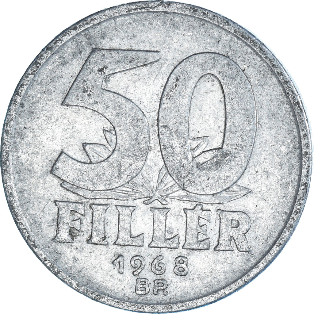 Munten, Hongarije, 50 Fillér, 1968