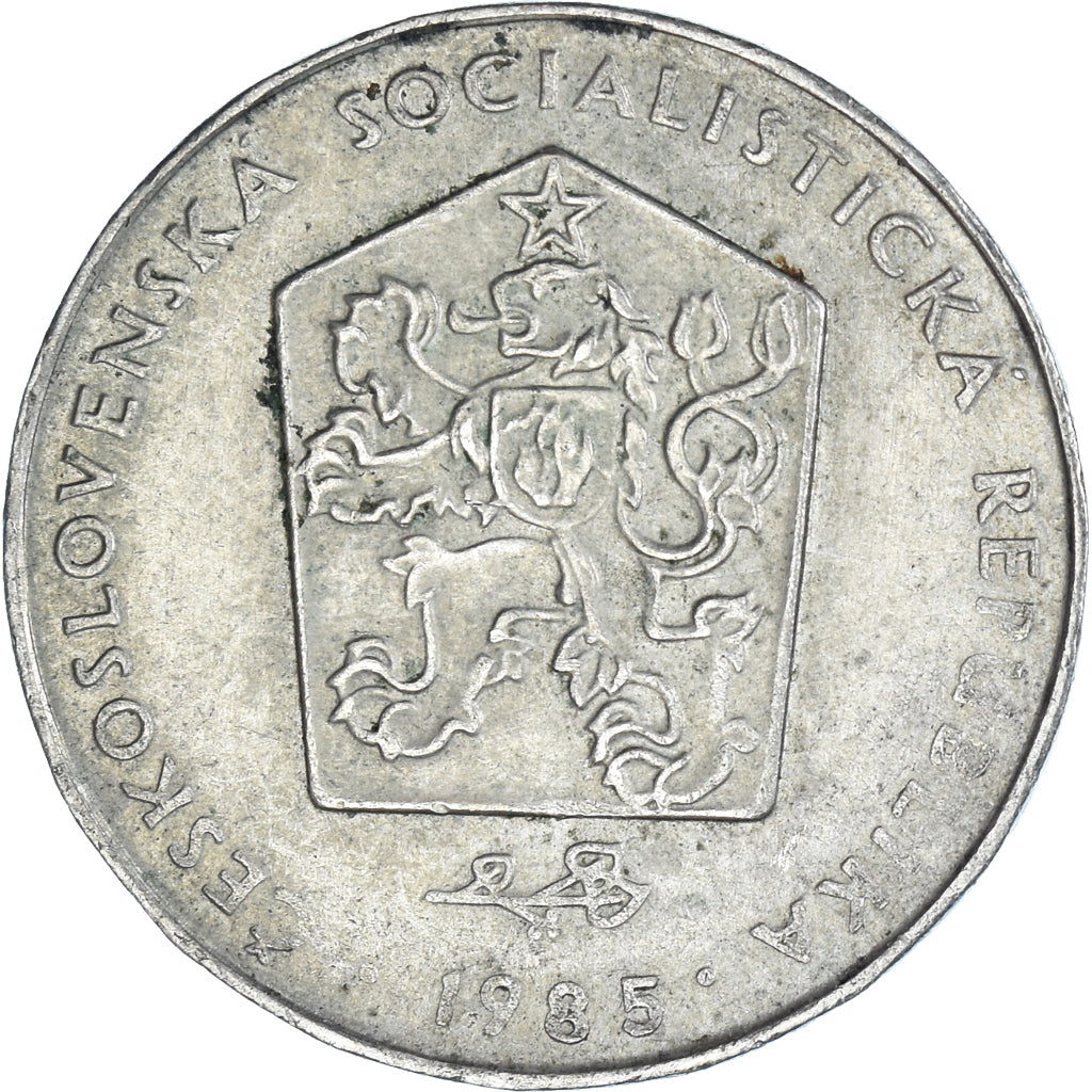 Coin, Czechoslovakia, 2 Koruny, 1985