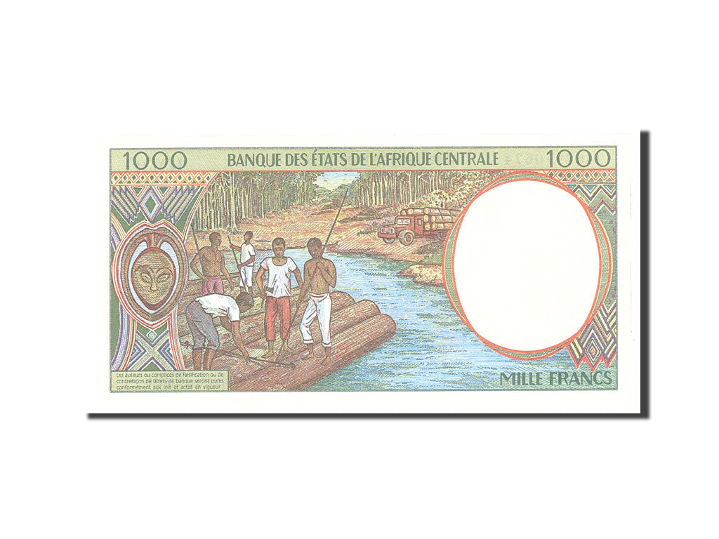 Banknote, Central African States, 1000 Francs, 1994, Undated, KM:502Nb