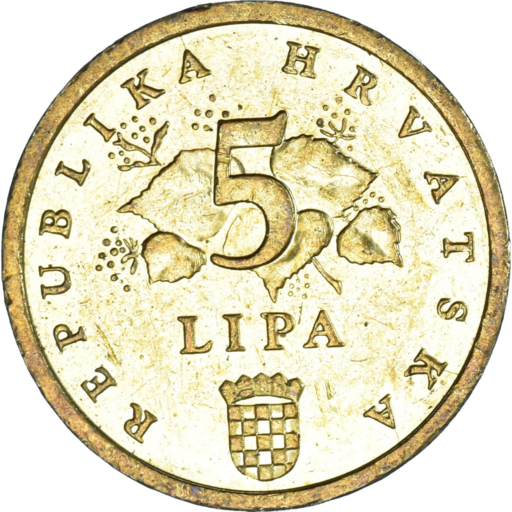 Moneta, Chorwacja, 5 Lipa, 2009