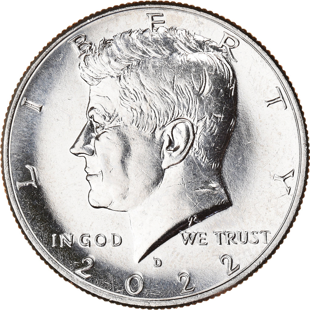 Coin, United States, Half Dollar, 2022, Denver, MS(63), Copper-Nickel Clad