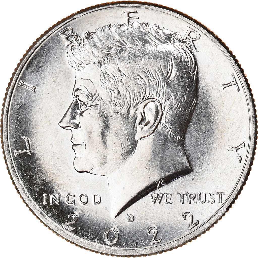 Coin, United States, Half Dollar, 2022, Denver, MS(63), Copper-Nickel Clad