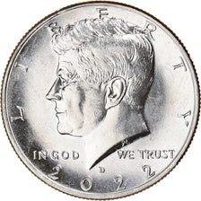Coin, United States, Half Dollar, 2022, Denver, MS(63), Copper-Nickel Clad