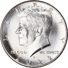 Monnaie, États-Unis, Half Dollar, 2022, Philadelphie, SPL, Cupronickel plaqué