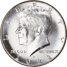 Coin, United States, Half Dollar, 2022, Philadelphia, MS(63), Copper-Nickel Clad