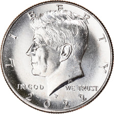 Coin, United States, Half Dollar, 2022, Philadelphia, MS(63), Copper-Nickel Clad