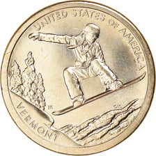 Coin, United States, Dollar, 2022, Philadelphia, American Innovation - Vermont