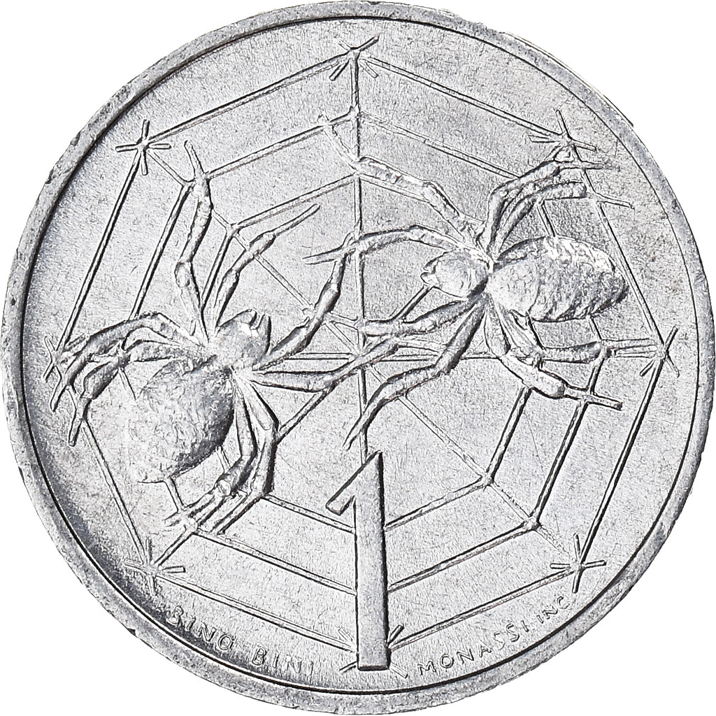 Moneda, San Marino, Lira, 1975, SC, Aluminio, KM:40