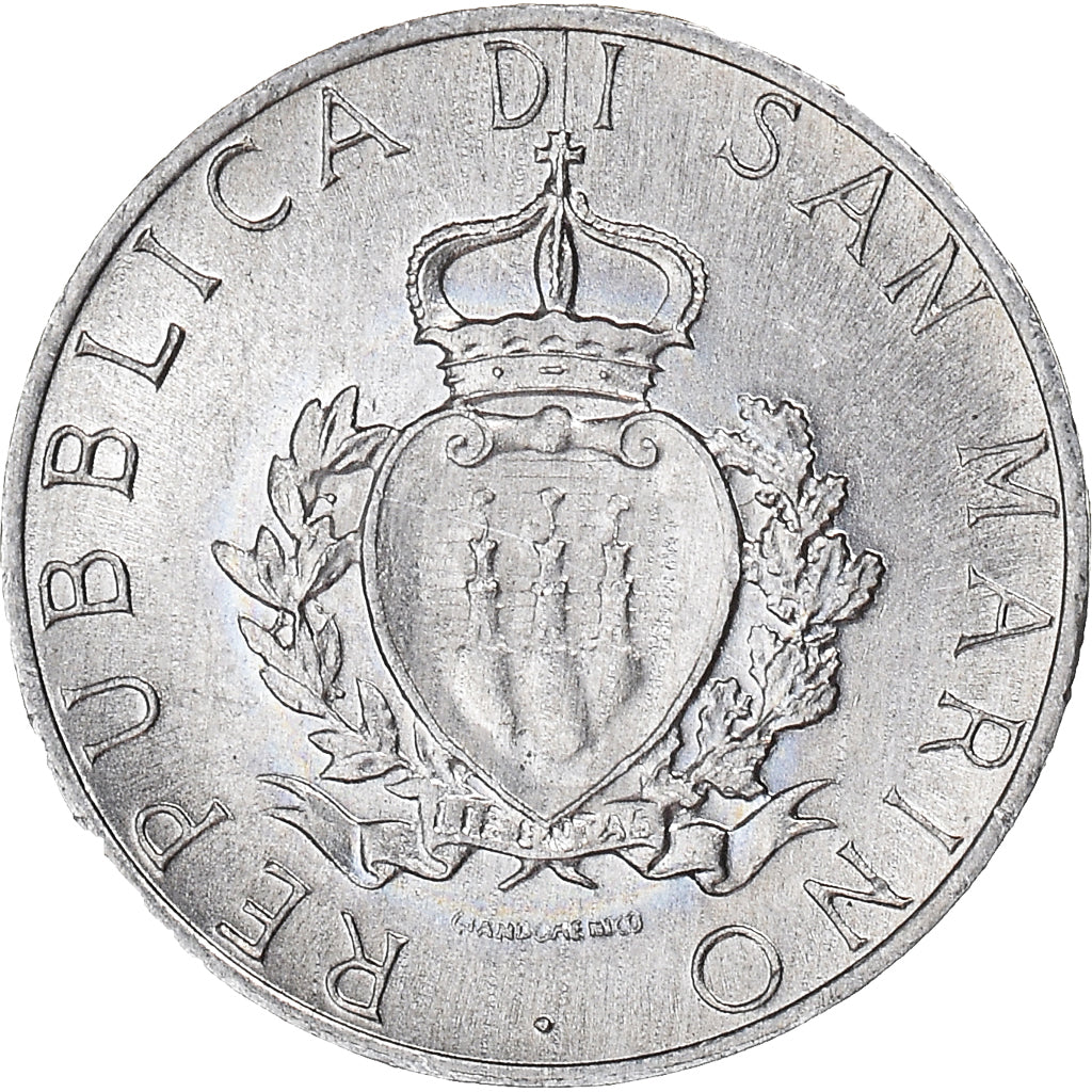 Monnaie, Saint Marin , Lira, 1987, TTB+, Aluminium, KM:201