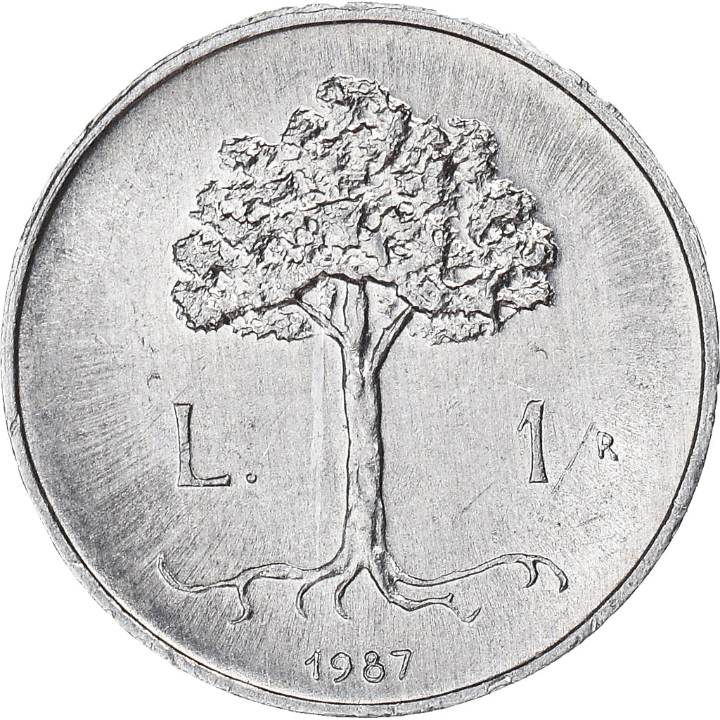 Monnaie, Saint Marin , Lira, 1987, TTB+, Aluminium, KM:201