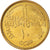 Moneta, Egipt, 10 Piastres, 1992/AH1413, AU(50-53), Mosiądz, KM:732