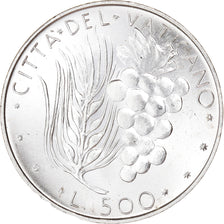 Moneta, PAŃSTWO WATYKAŃSKIE, Paul VI, 500 Lire, 1971, MS(63), Srebro, KM:123