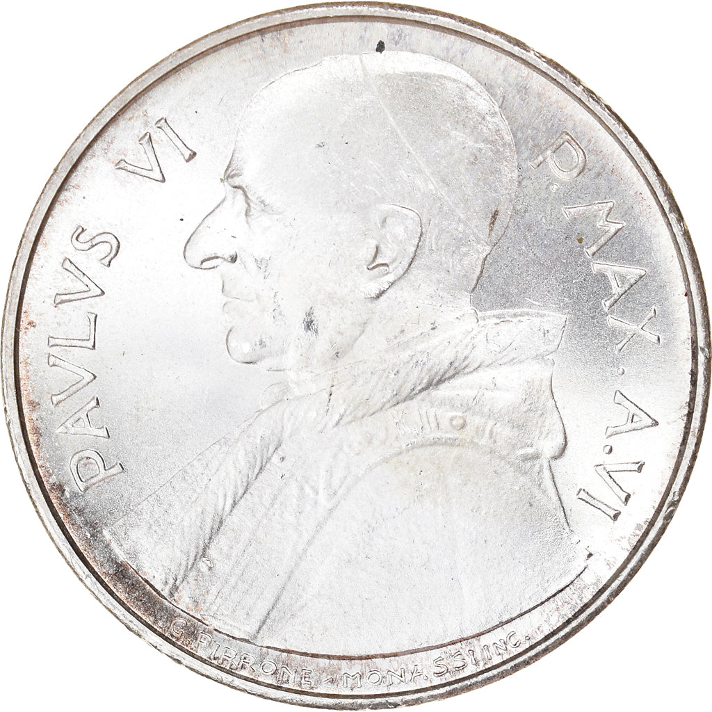 Monnaie, Cité du Vatican, Paul VI, 500 Lire, 1968, Roma, SPL, Argent, KM:107