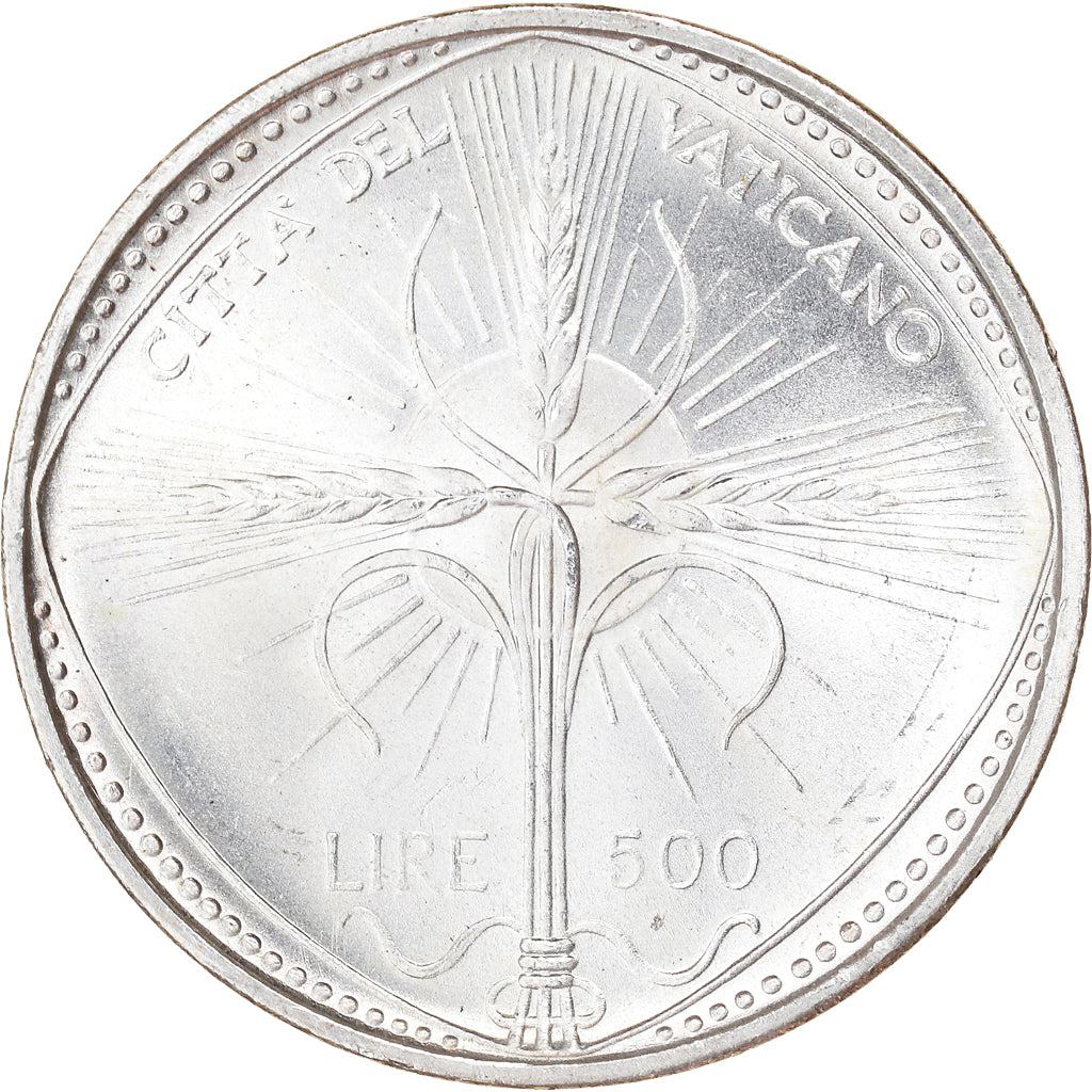 Monnaie, Cité du Vatican, Paul VI, 500 Lire, 1968, Roma, SPL, Argent, KM:107