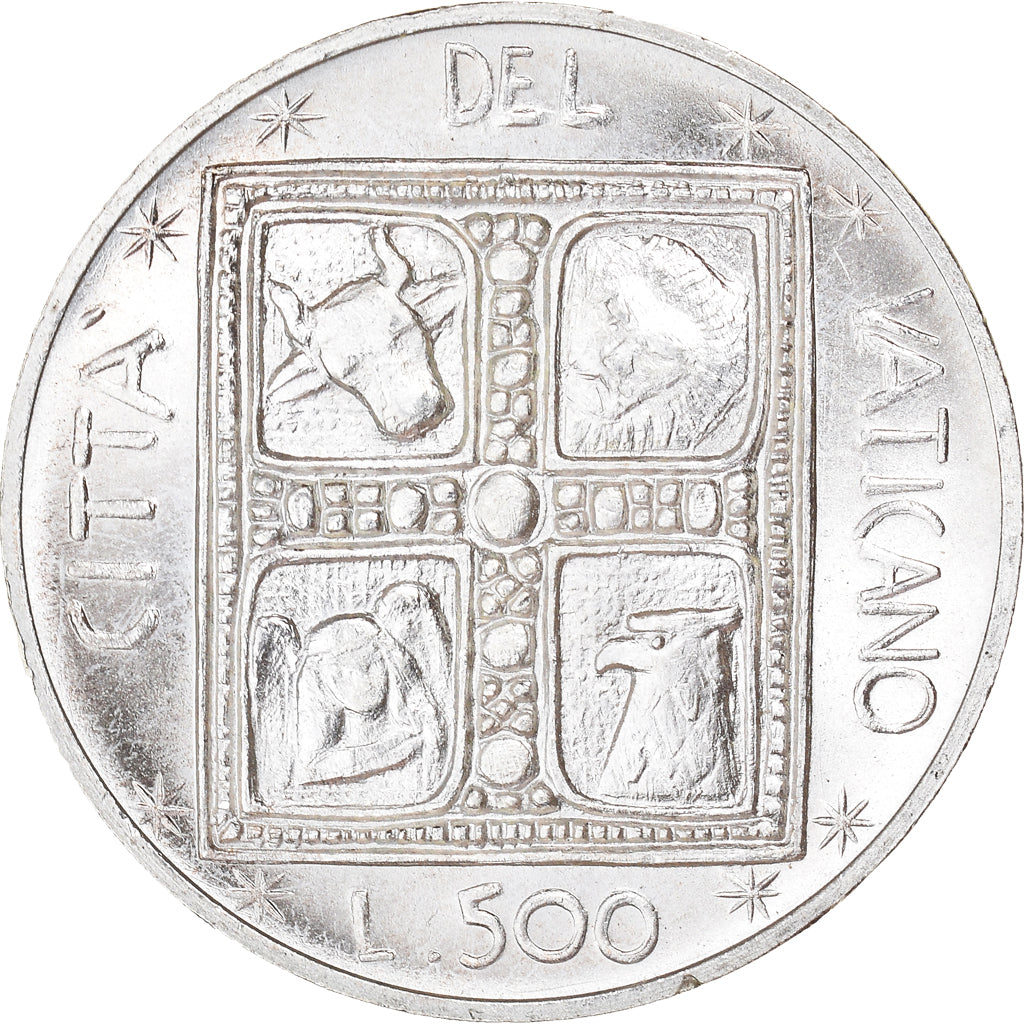 Monnaie, Cité du Vatican, Paul VI, 500 Lire, 1977, Roma, SPL, Argent, KM:132