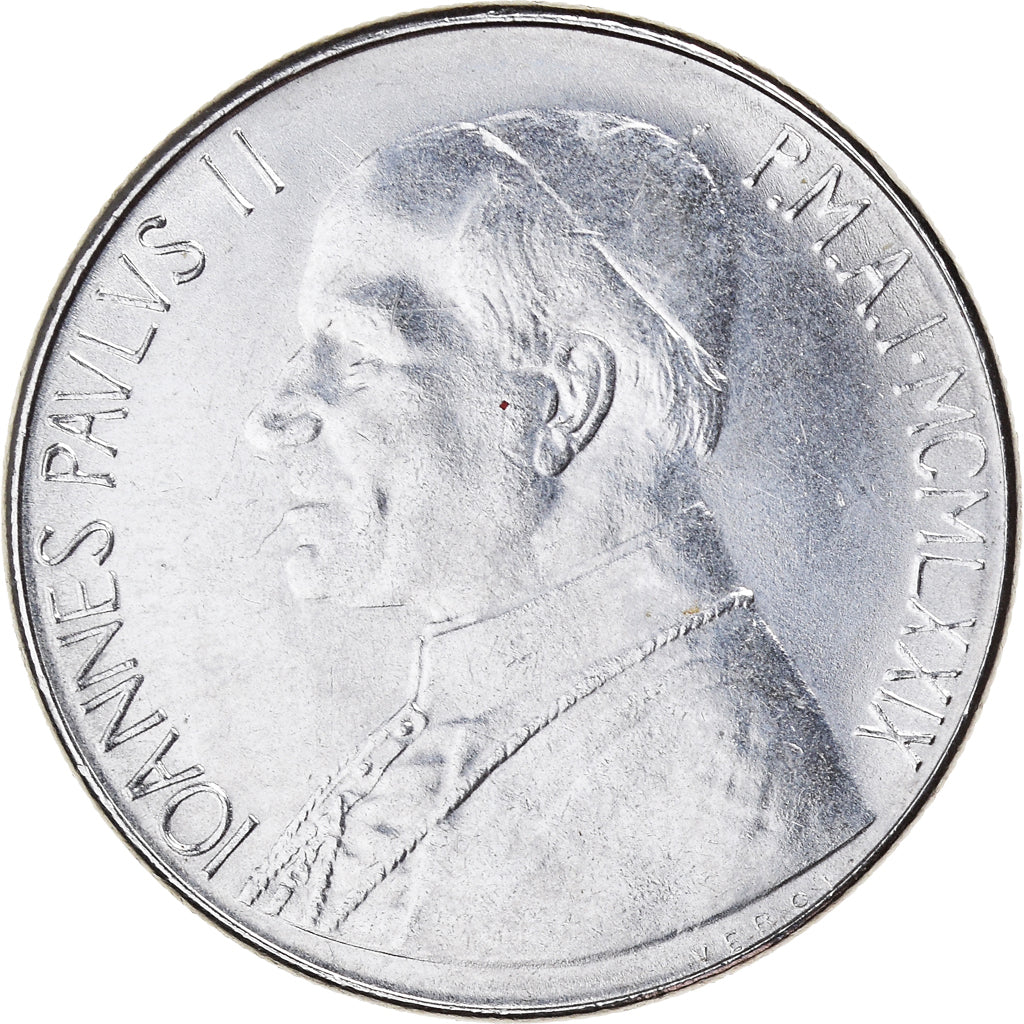 Monnaie, Cité du Vatican, John Paul II, 100 Lire, 1979, Roma, FDC, Acier