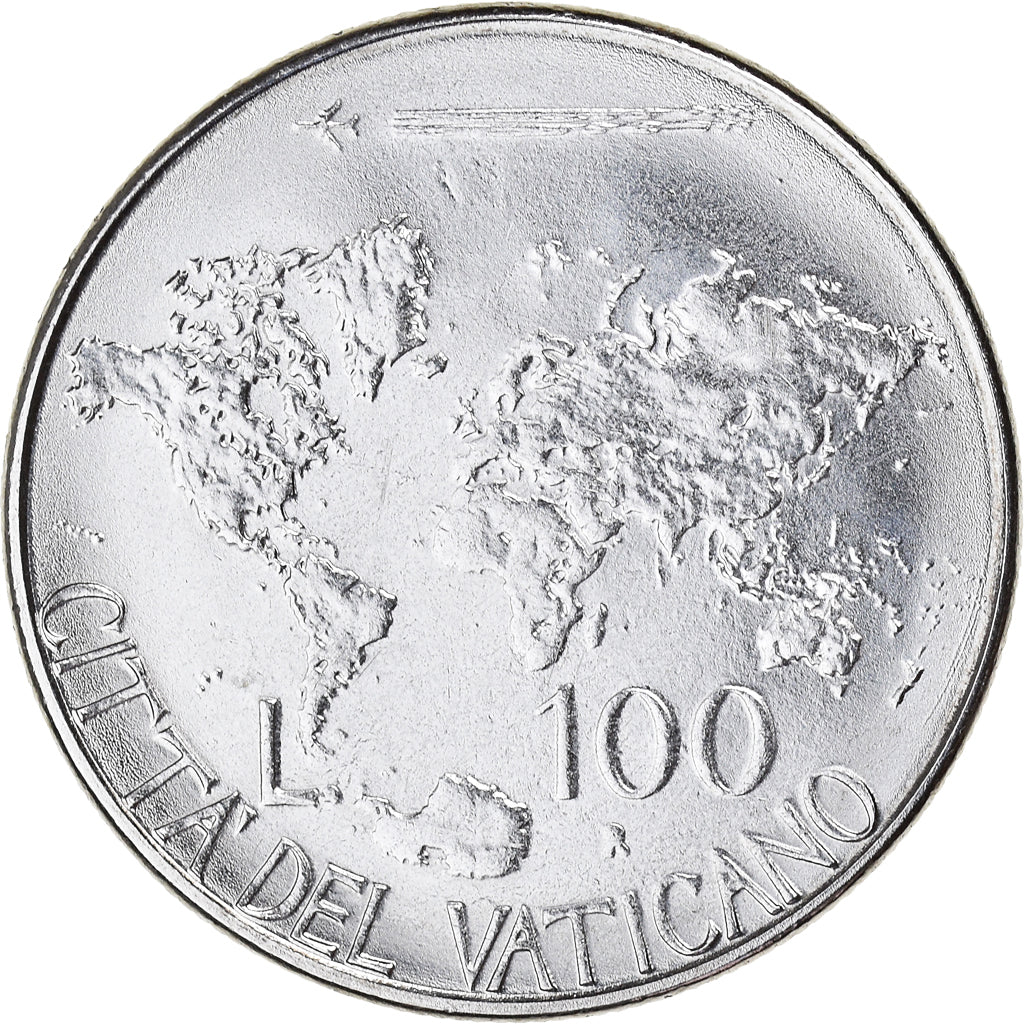 Monnaie, Cité du Vatican, John Paul II, 100 Lire, 1985, Roma, FDC, FDC, Acier
