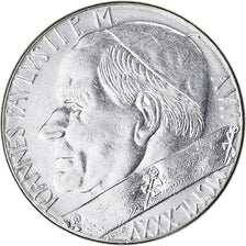 Coin, VATICAN CITY, John Paul II, 100 Lire, 1985, Roma, MS(63), Stainless Steel