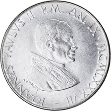 Monnaie, Cité du Vatican, John Paul II, 100 Lire, 1987, SPL, Acier inoxydable