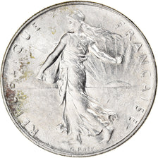 Moeda, França, Semeuse, Franc, 1999, Paris, AU(50-53), Níquel, KM:925.1