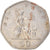 Coin, Great Britain, Elizabeth II, 50 New Pence, 1969, VF(30-35), Copper-nickel