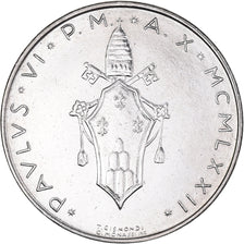 Moneta, CITTÀ DEL VATICANO, Paul VI, 50 Lire, 1972, SPL+, Acciaio inossidabile
