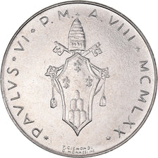 Münze, Vatikanstadt, Paul VI, 50 Lire, 1970, Rome, UNZ, Stainless Steel, KM:121