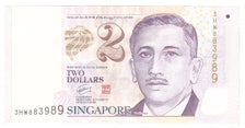Singapore, 2 Dollars, 2005, KM:46, Undated, UNC(65-70)