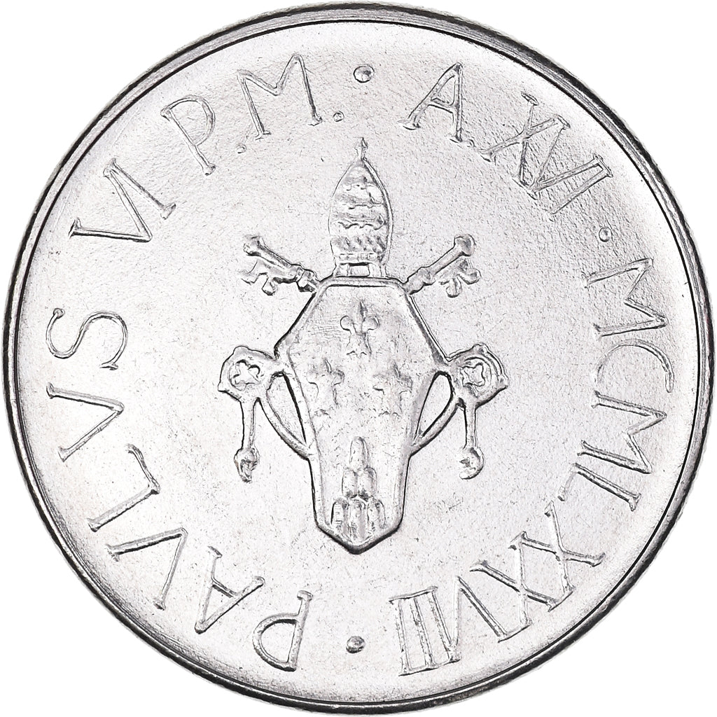 Coin, VATICAN CITY, Paul VI, 50 Lire, 1978, MS(63), Stainless Steel, KM:136