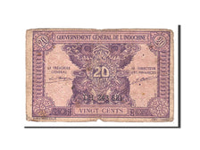 French Indochina, 20 Cents, 1942, KM:90, Undated, VF(20-25)