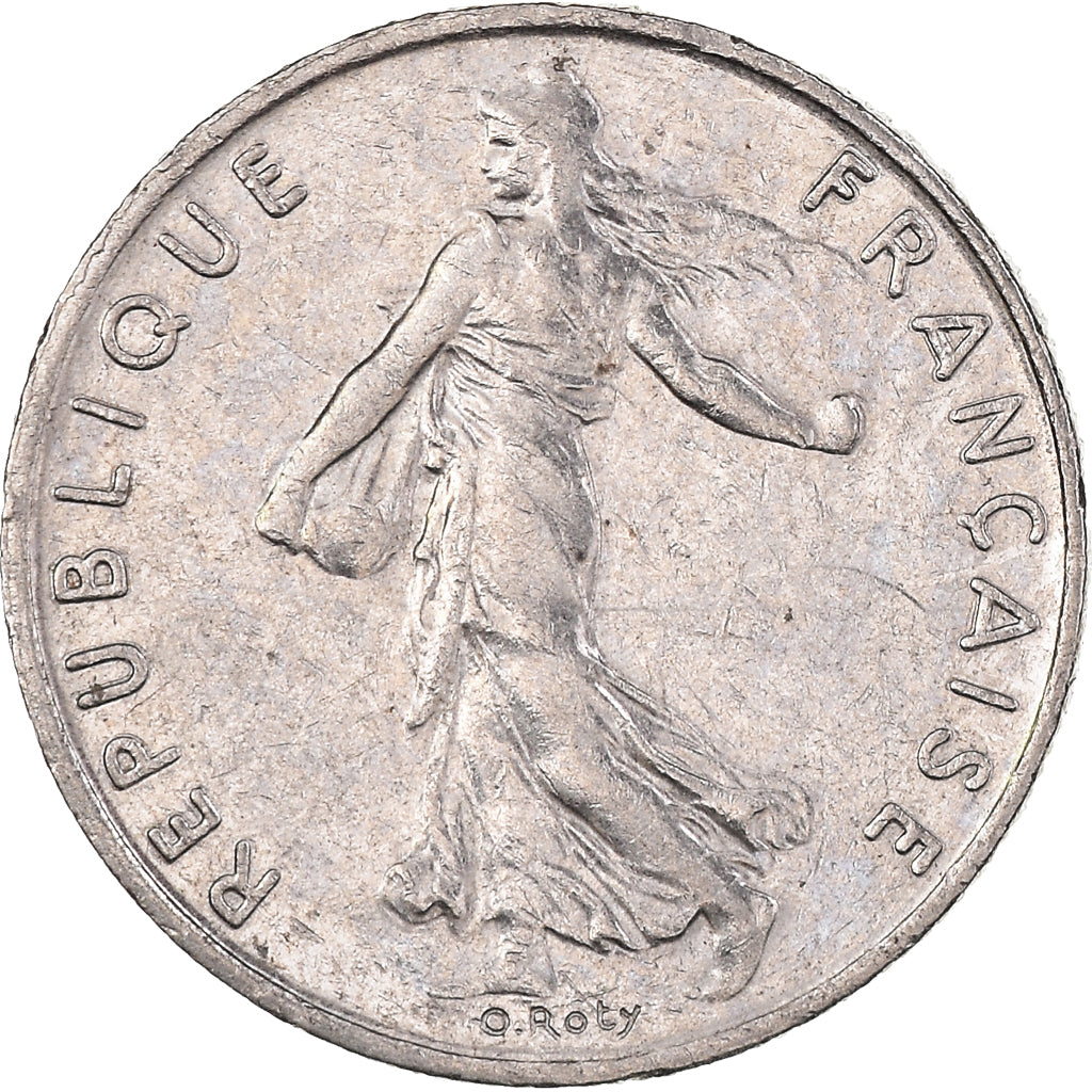 Coin, France, Semeuse, 1/2 Franc, 1997, VF(30-35), Nickel, KM:931.2, Gadoury:429
