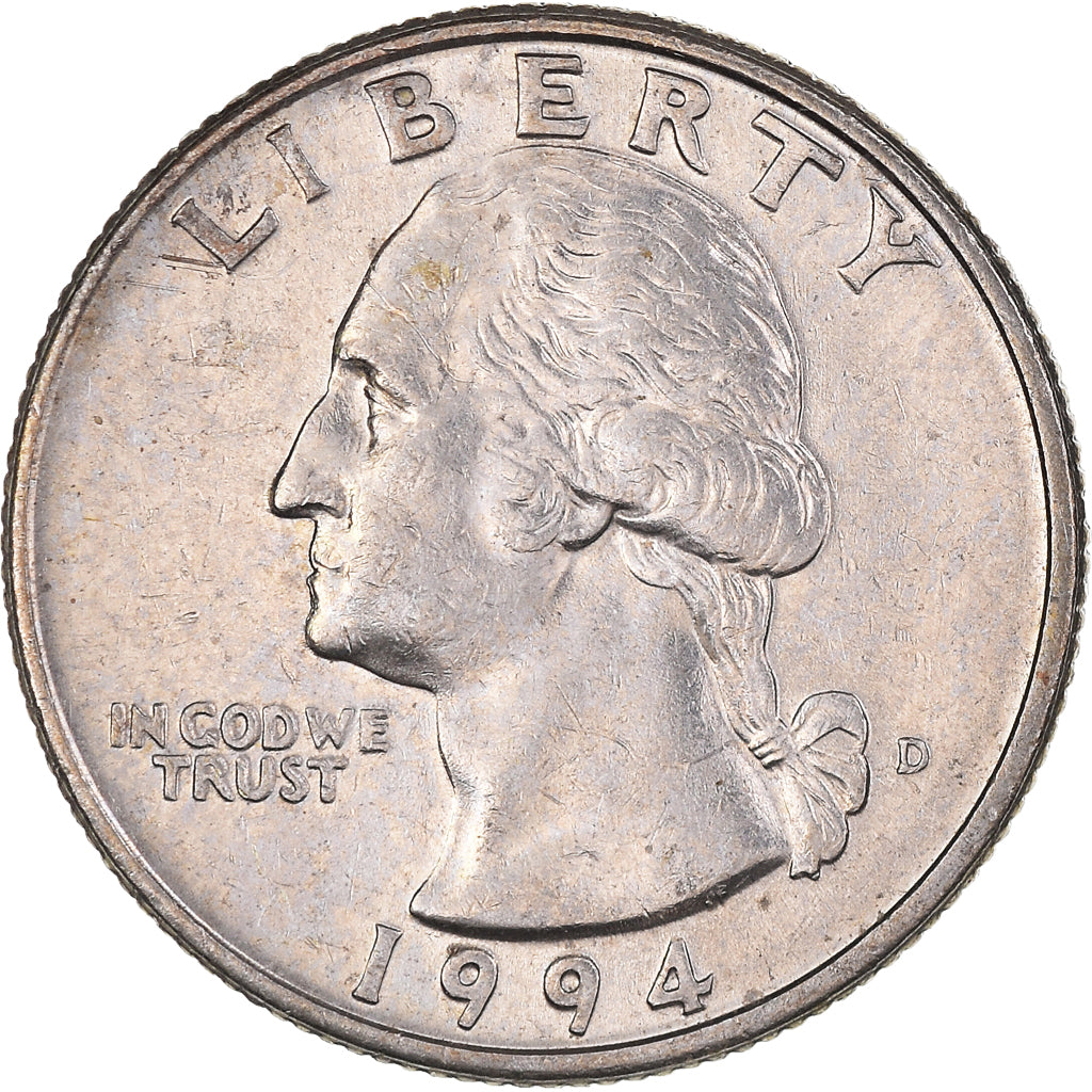 Monnaie, États-Unis, Washington Quarter, Quarter, 1994, U.S. Mint, Denver