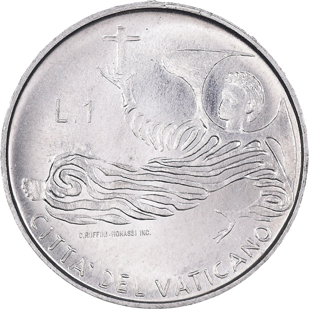 Moneta, CITTÀ DEL VATICANO, Paul VI, Lira, 1969, SPL, Alluminio, KM:108