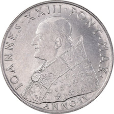 Moeda, CIDADE DO VATICANO, John XXIII, 100 Lire, 1962, MS(63), Aço Inoxidável