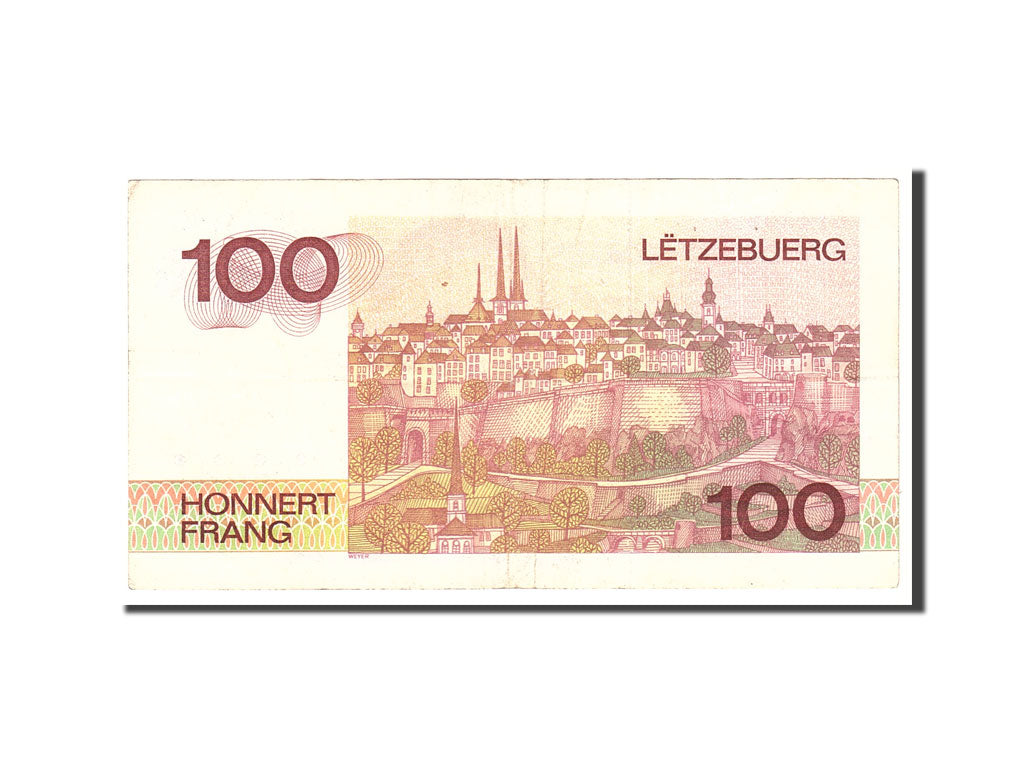 Banknote, Luxembourg, 100 Francs, 1980, 1980-08-14, KM:57a, EF(40-45)
