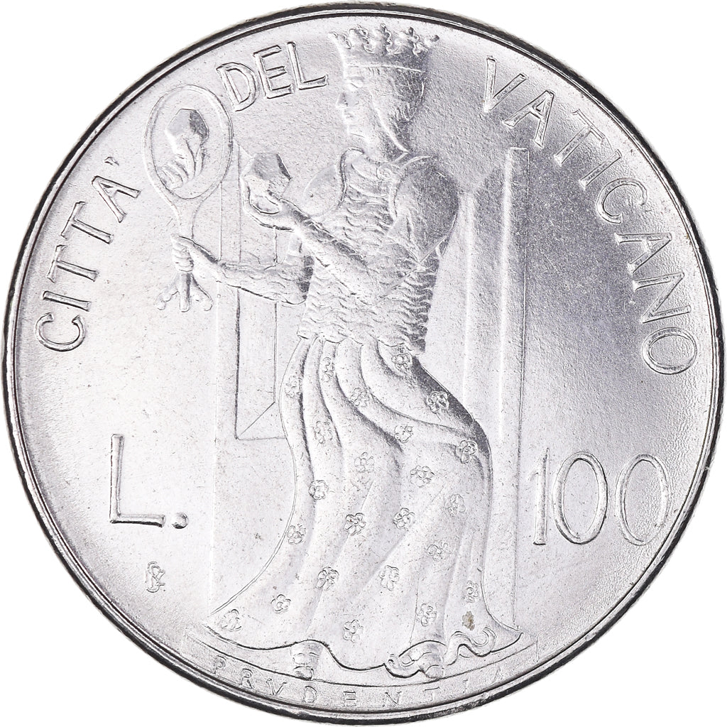 Moneda, CIUDAD DEL VATICANO, John Paul II, 100 Lire, 1979, Roma, SC, Acero