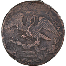 Moneta, Messico, 1/4 Real, Un Quarto/Una Quartilla, 1836, Mexico City, MB+