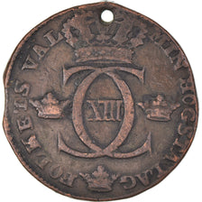 Monnaie, Suède, Carl XIII, 1/2 Skilling, 1815, TTB, Cuivre, KM:590