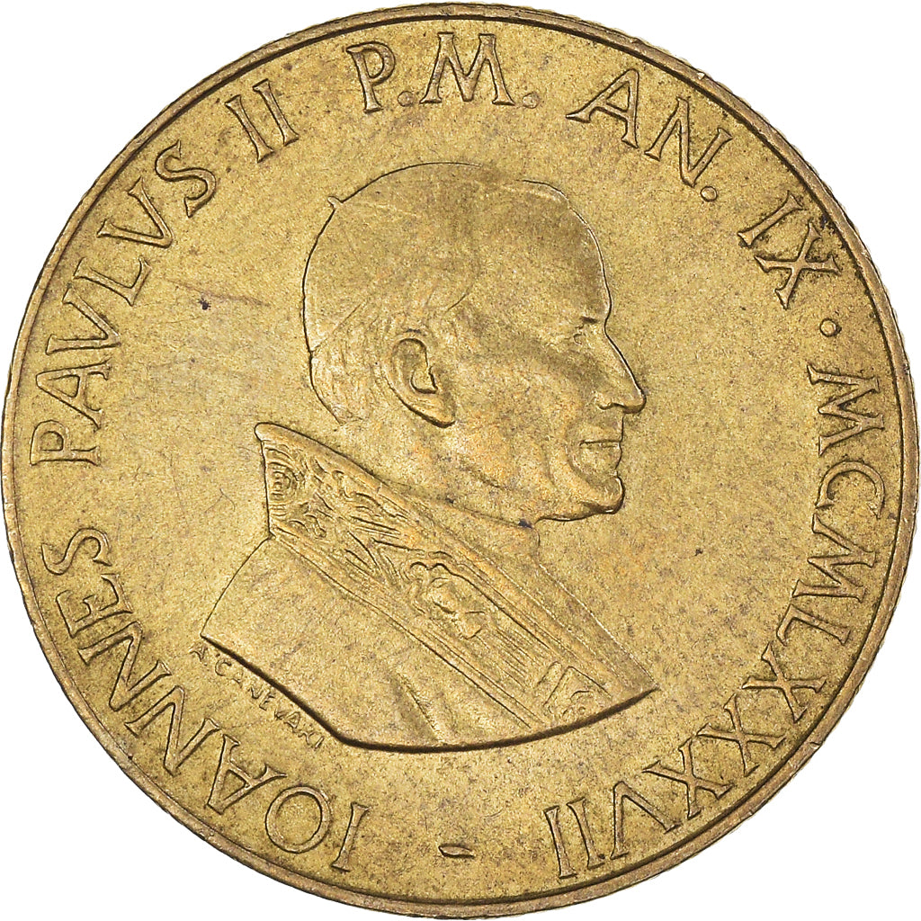 Moneta, CITTÀ DEL VATICANO, John Paul II, 200 Lire, 1987, BB+