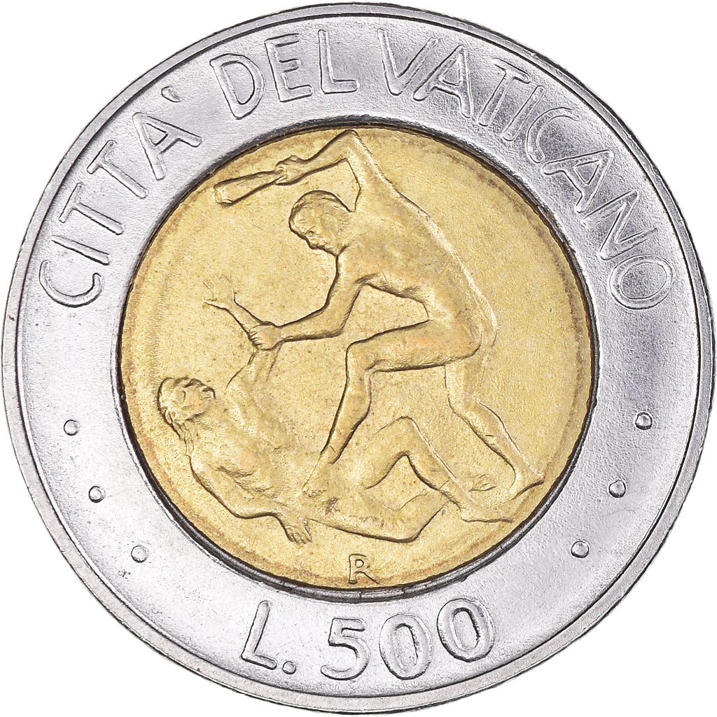 Monnaie, Cité du Vatican, John Paul II, 500 Lire, 1995, Roma, SPL