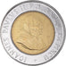 Coin, VATICAN CITY, John Paul II, 500 Lire, 1992, MS(63), Bi-Metallic, KM:241
