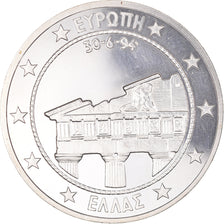 Coin, Greece, 25 Ecu, 1994, Parthenon.BE, MS(65-70), Silver