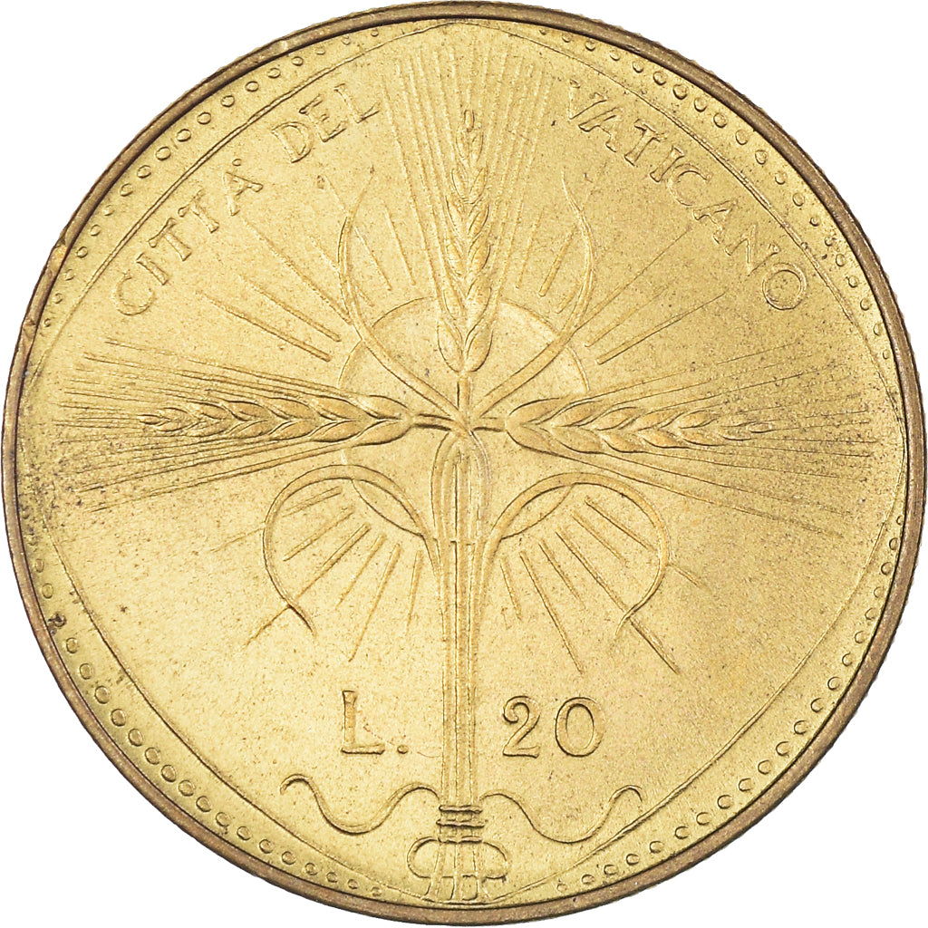 Moneta, CITTÀ DEL VATICANO, Paul VI, 20 Lire, 1968, Roma, SPL